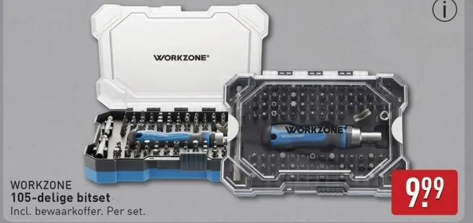 Aanbieding: 105-delige bitset