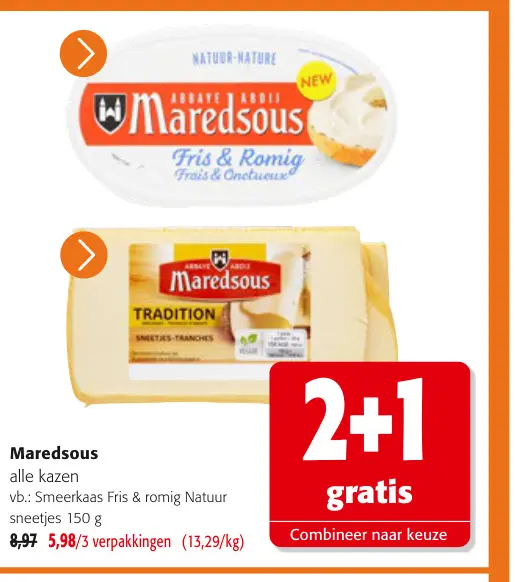 Promotie: Smeerkaas Fris & romig Natuur sneetjes