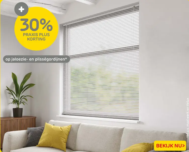 Aanbieding: Jaloezie- en plisségordijnen