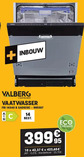 Promotie: Vaatwasser fbi 14s40 b sad929c-995507