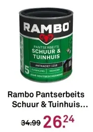 Aanbieding: Rambo Pantserbeits Schuur & Tuinhuis