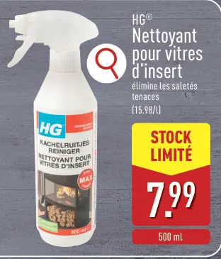 Offre: Nettoyant pour vitres d'insert
