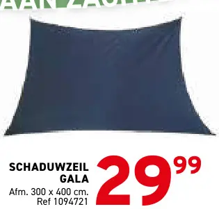 Promotie: Schaduwzeil gala
