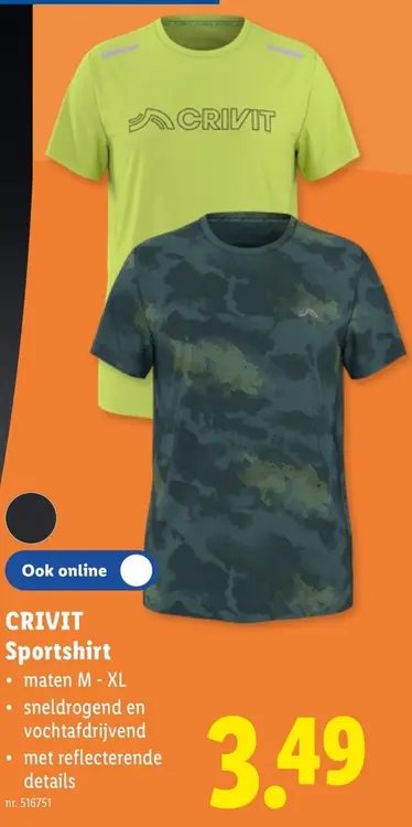 Promotie: Sportshirt