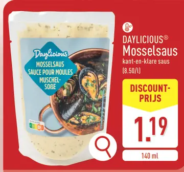 Aanbieding: Daylicious Mosselsaus