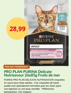 Offre: PRO PLAN PURINA Delicate Nutrisavour Fruits d