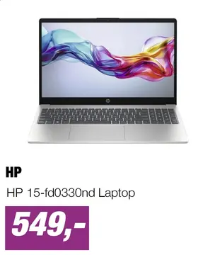 Aanbieding: HP 15-fd0330nd Laptop