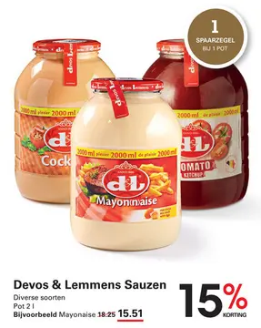 Aanbieding: Devos & Lemmens Sauzen