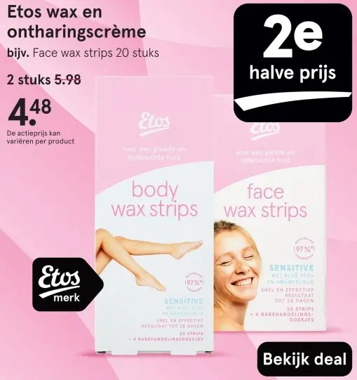 Aanbieding: Wax en ontharingscrème