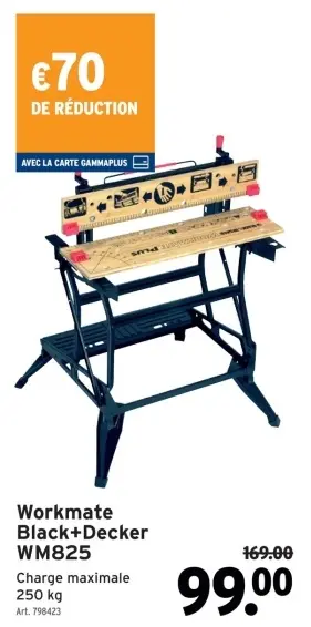 Offre: Workmate WM825