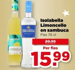 Aanbieding: Limoncello en sambuca