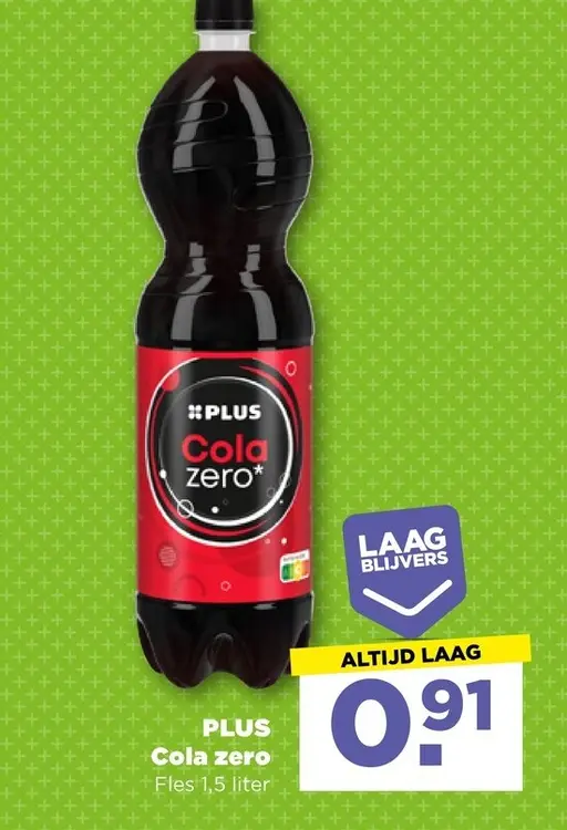 Aanbieding: PLUS Cola zero