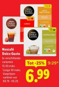Aanbieding: Nescafé Dolce Gusto