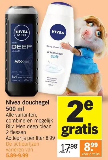 Promotie: Niveau douchegel