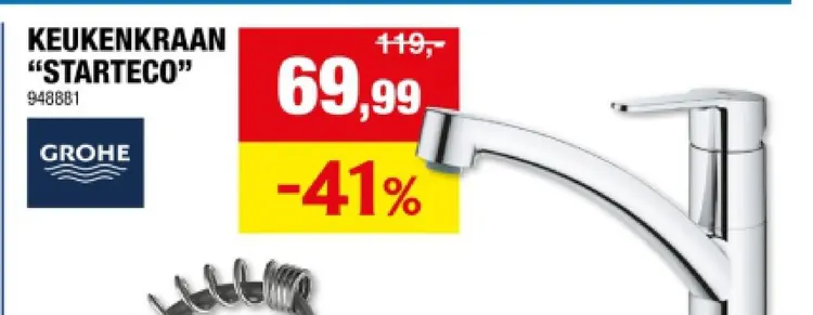 Promotie: Keukenkraan "starteco"