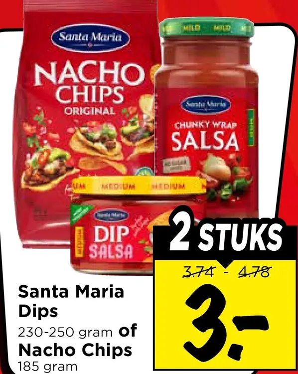 Aanbieding: Dips of Nacho Chips