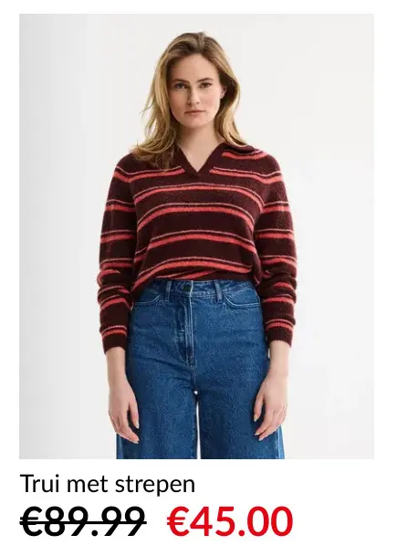 Promotie: Trui met strepen