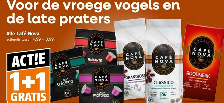 Aanbieding: Alle Café Nova
