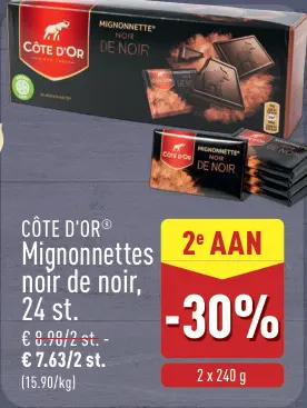 Promotie: Mignonnettes noir de noir