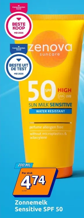 Aanbieding: Zonnemelk Sensitive SPF 50