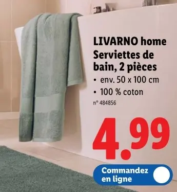 Offre: Serviettes de bain
