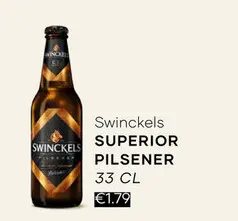 Aanbieding: Swinckels Pilsener | 33 CL