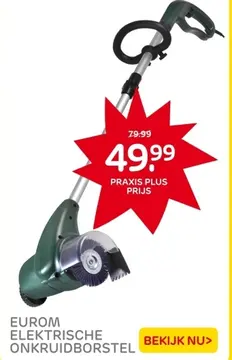 Aanbieding: EUROM ELEKTRISCHE ONKRUIDBORSTEL