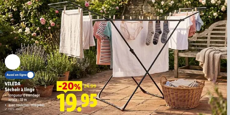 Offre: Séchoir à linge