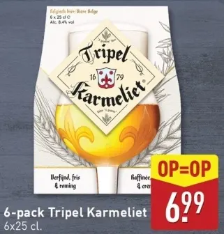Aanbieding: 6-pack Tripel Karmeliet
