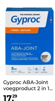 Aanbieding: Gyproc ABA-Joint voegproduct 2 in 1