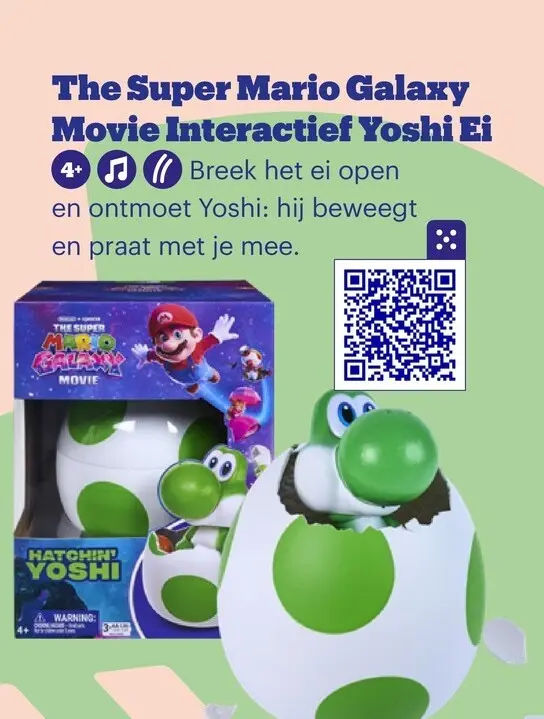 Aanbieding: The Super Mario Galaxy Movie Interactief Yosh