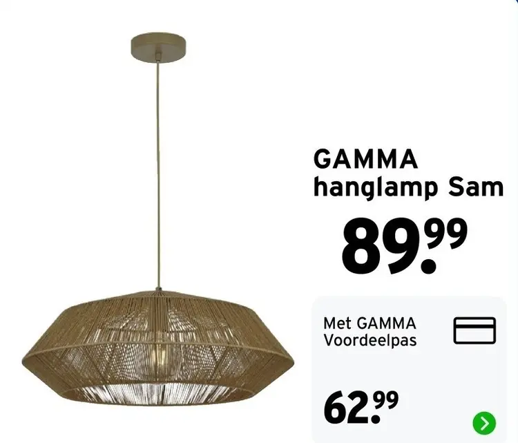 Aanbieding: Hanglamp Sam