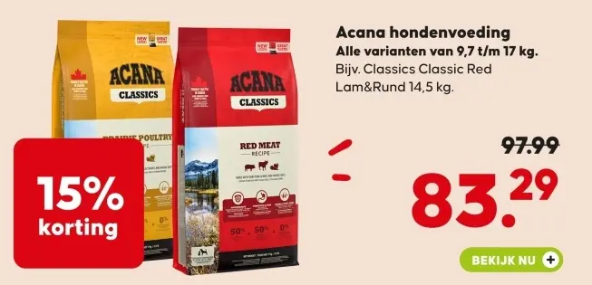 Aanbieding: Acana hondenvoeding