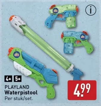 Aanbieding: PLAYLAND Waterpistool