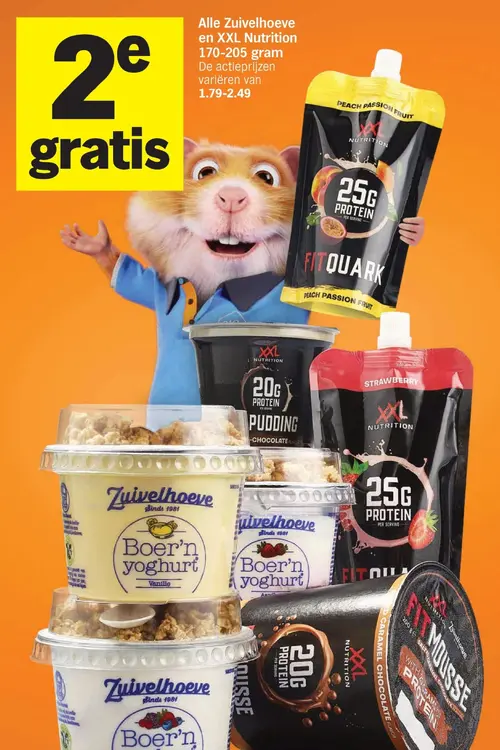 Aanbieding: Alle Zuivelhoeve en XXL Nutrition
