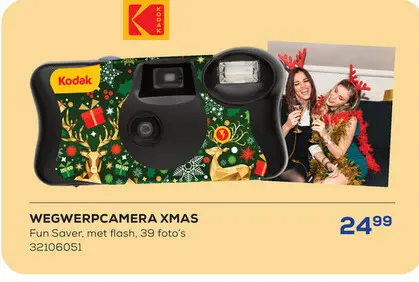 Promotie: Wegwerpcamera xmas