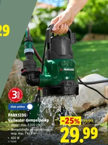 Promotie: Vuilwater dompelpomp