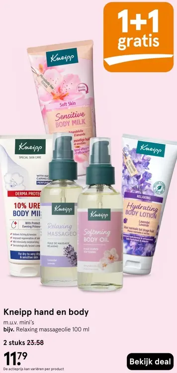 Aanbieding: Kneipp hand en body