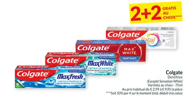 Offre: Colgate Dentifrice