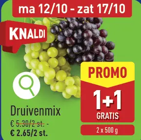 Promotie: Druivenmix