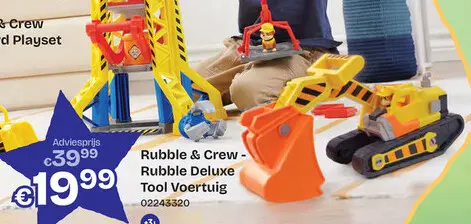 Aanbieding: Rubble & Crew - Rubble Deluxe Tool Voertuig