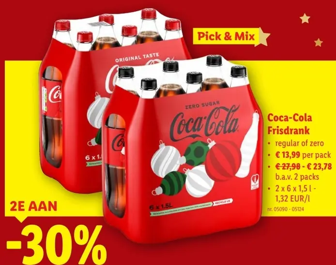 Promotie: Coca-Cola Frisdrank