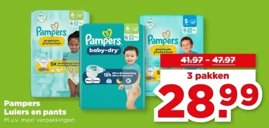 Aanbieding: Luiers en pants