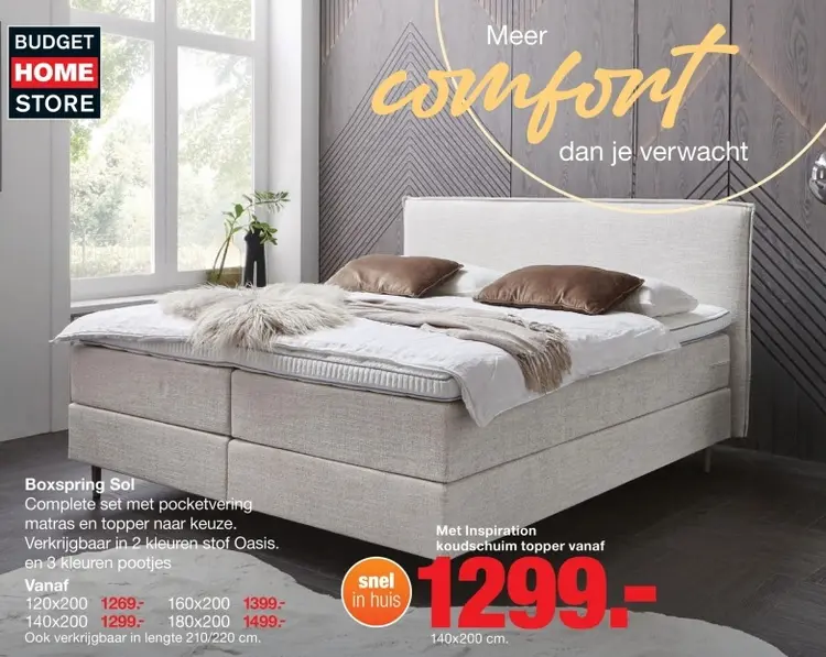 Aanbieding: Boxspring Sol