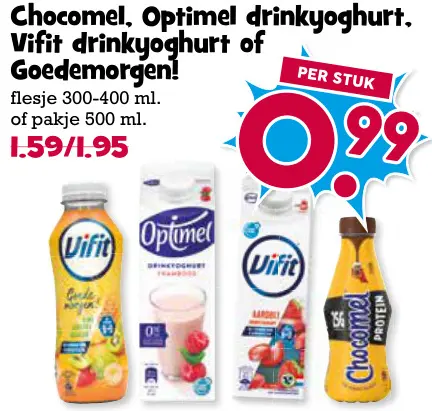 Aanbieding: Drinkyoghurt of Goedemorgen!