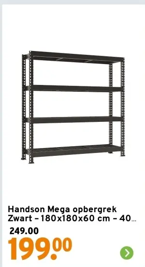 Aanbieding: Mega opbergrek