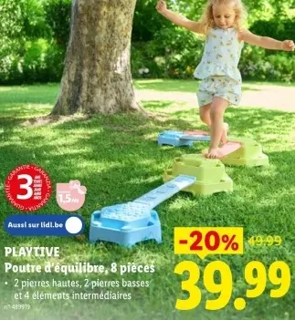Offre: Poutre d'équilibre