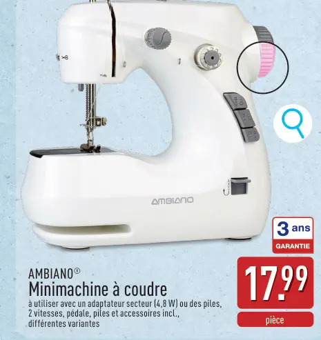 Offre: Minimachine à coudre