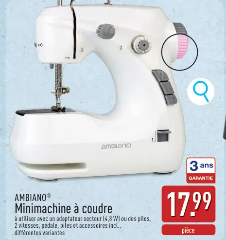 Offre: Minimachine à coudre