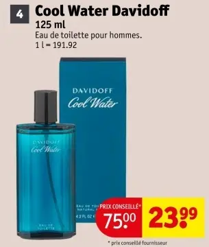 Offre: Cool Water Davidoff